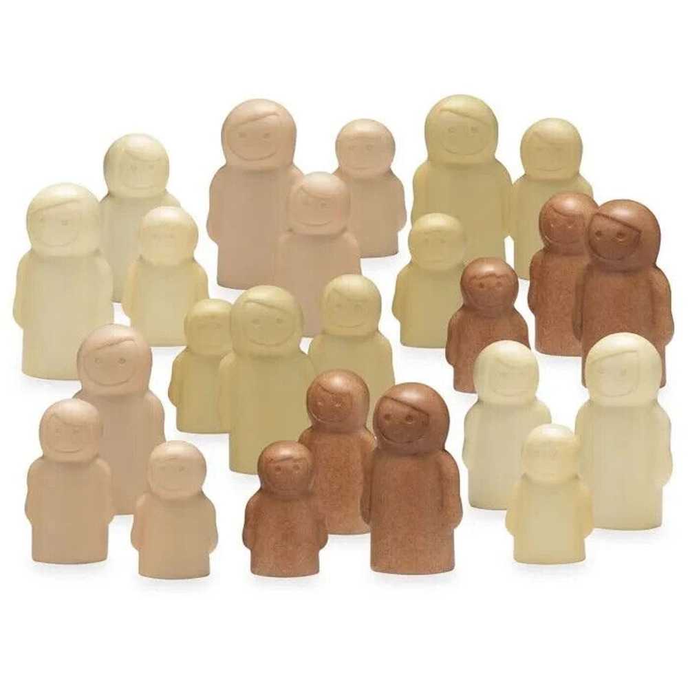 Figure People Bumper Play Set NEW Stoneware Figurine Toys‎ Durable Tactile